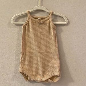 Quincy Mae Pointelle Tank Onesie
